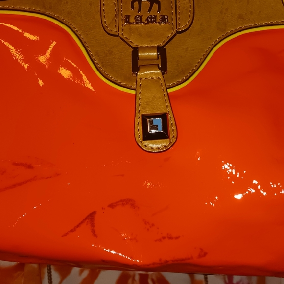 L.A.M.B. Kaleidescope Kaye Patent Leather Handbag - Picture 3 of 15